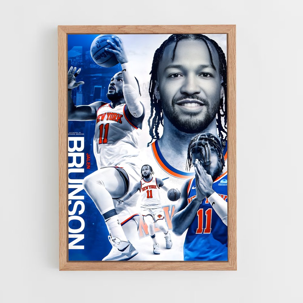 Poster Knicks Nouveau Chic – affiche Basketball (vue 4)